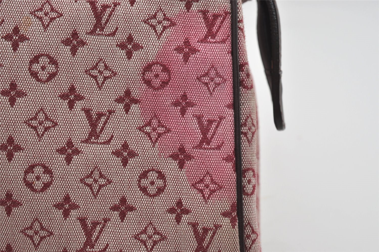 Authentic Louis Vuitton Monogram Mini Josephine PM Hand Bag Pink M92216 LV 1743I