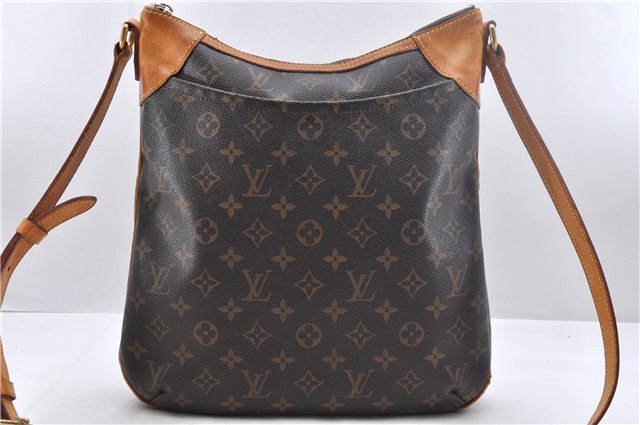 Auth Louis Vuitton Monogram Odeon MM Shoulder Cross Body Bag M56389 LV 1744D