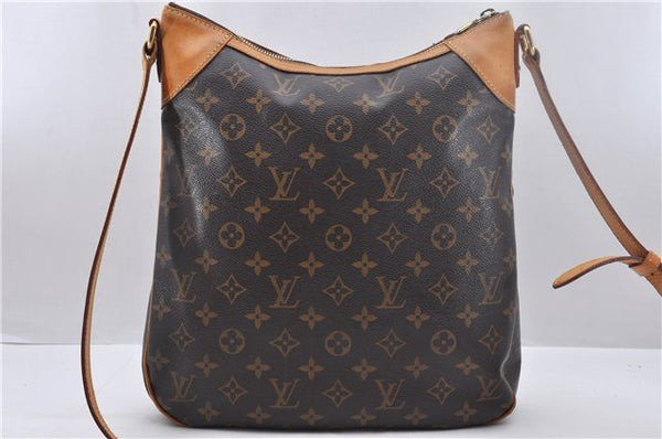 Auth Louis Vuitton Monogram Odeon MM Shoulder Cross Body Bag M56389 LV 1744D