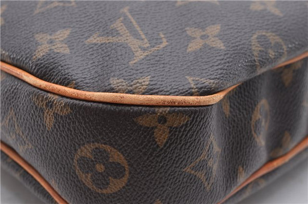 Auth Louis Vuitton Monogram Odeon MM Shoulder Cross Body Bag M56389 LV 1744D