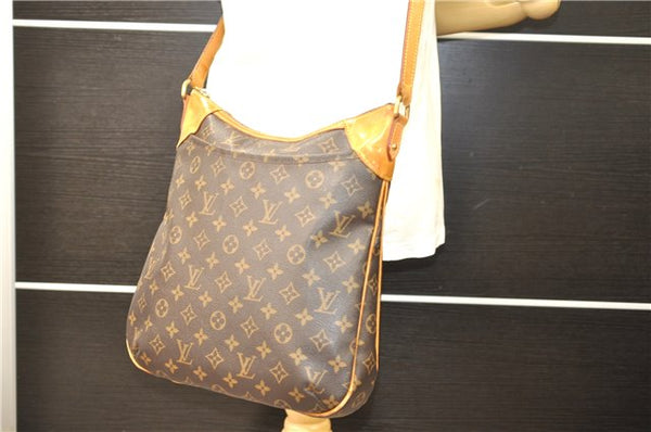 Auth Louis Vuitton Monogram Odeon MM Shoulder Cross Body Bag M56389 LV 1744D