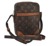 Authentic Louis Vuitton Monogram Danube Shoulder Cross Body Bag M45266 LV 1744I
