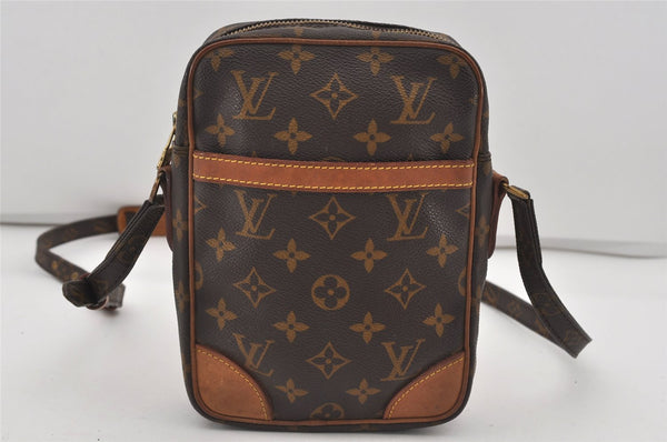 Authentic Louis Vuitton Monogram Danube Shoulder Cross Body Bag M45266 LV 1744I
