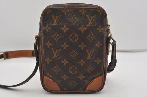 Authentic Louis Vuitton Monogram Danube Shoulder Cross Body Bag M45266 LV 1744I