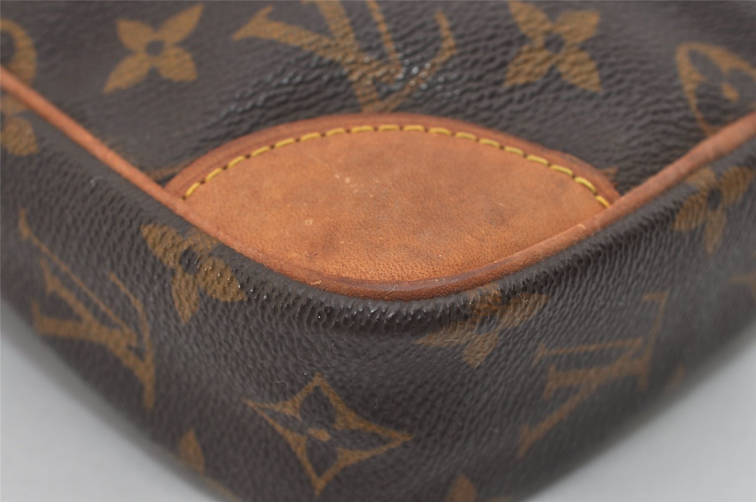 Authentic Louis Vuitton Monogram Danube Shoulder Cross Body Bag M45266 LV 1744I