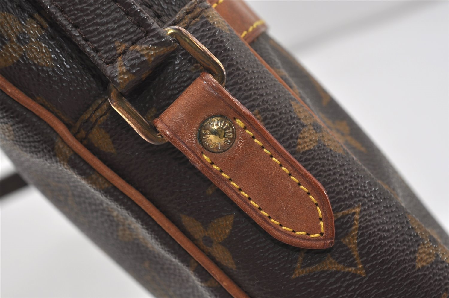 Authentic Louis Vuitton Monogram Danube Shoulder Cross Body Bag M45266 LV 1744I