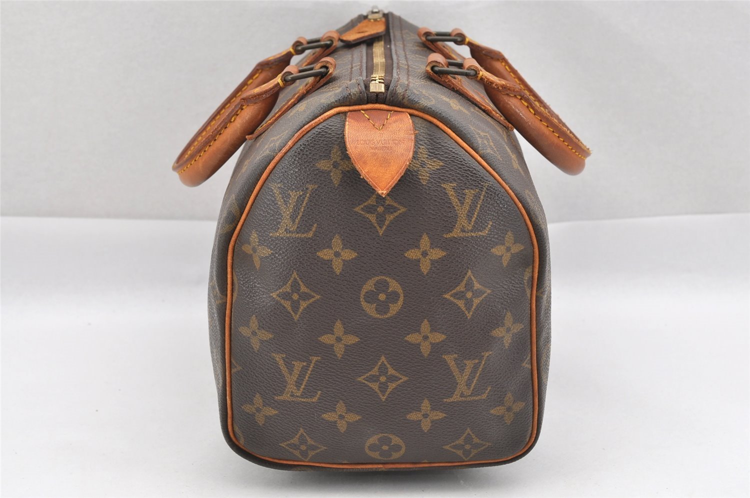 Authentic Louis Vuitton Monogram Speedy 25 Boston Hand Bag M41528 LV 1745I