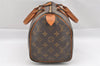 Authentic Louis Vuitton Monogram Speedy 25 Boston Hand Bag M41528 LV 1745I