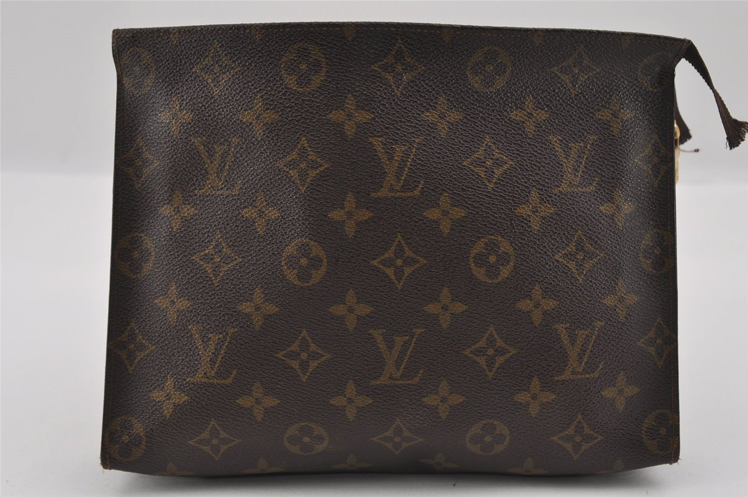 Authentic Louis Vuitton Monogram Poche Toilette 26 Pouch Old Model Junk 1746I