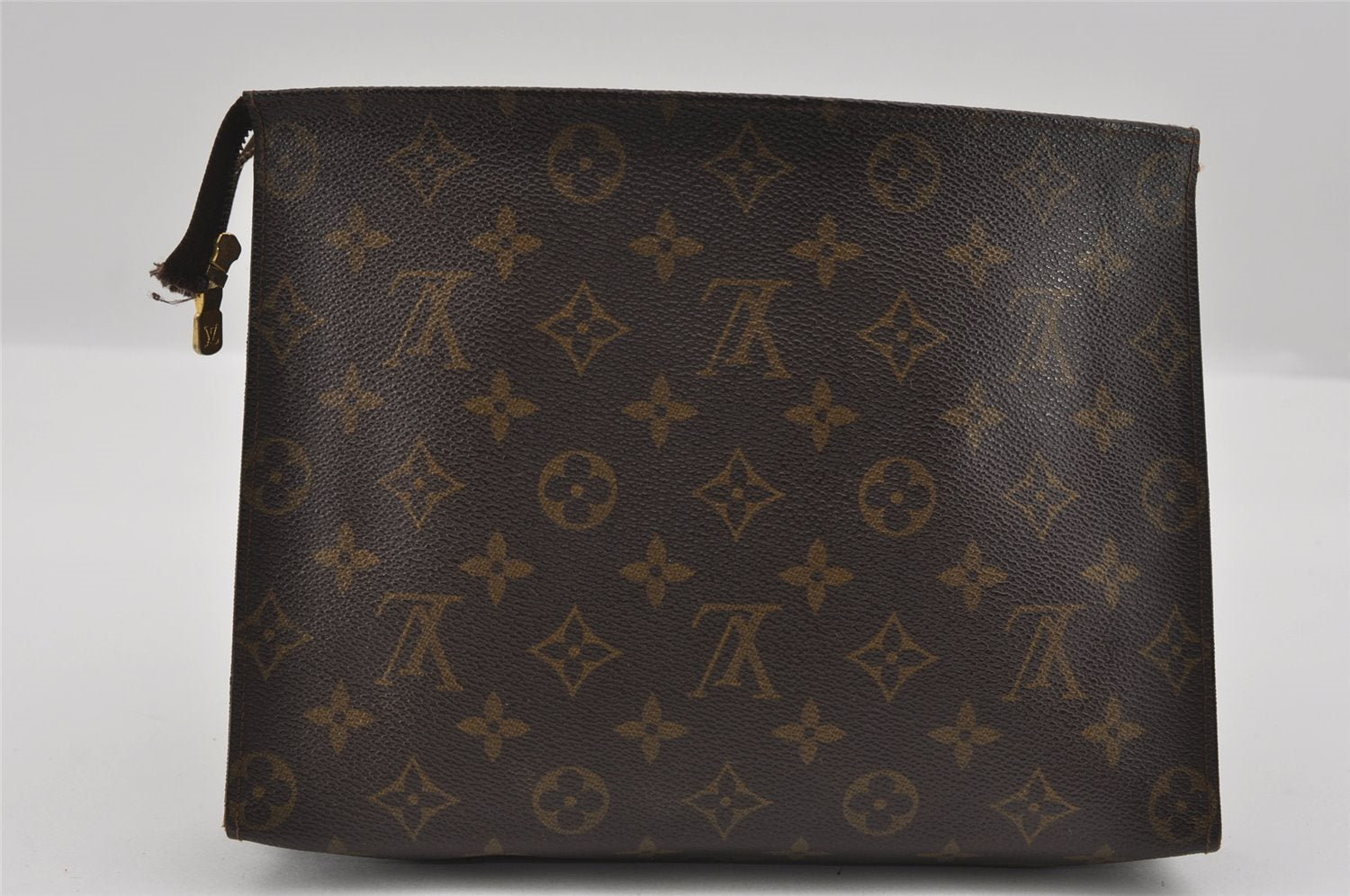 Authentic Louis Vuitton Monogram Poche Toilette 26 Pouch Old Model Junk 1746I