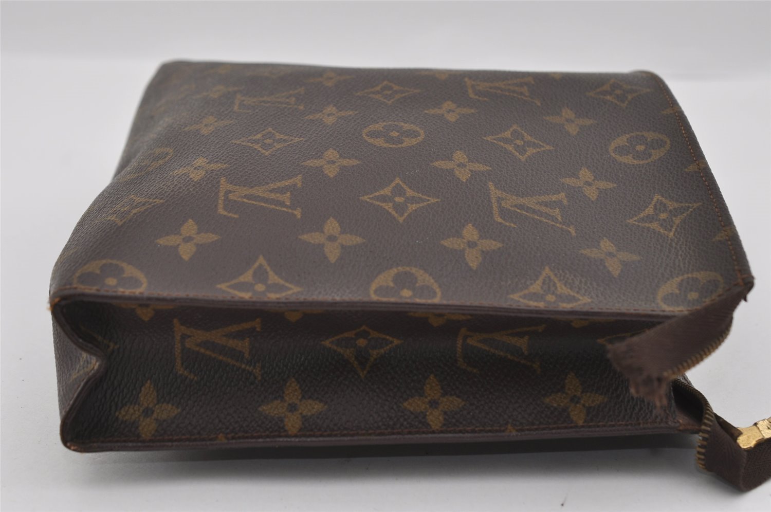 Authentic Louis Vuitton Monogram Poche Toilette 26 Pouch Old Model Junk 1746I
