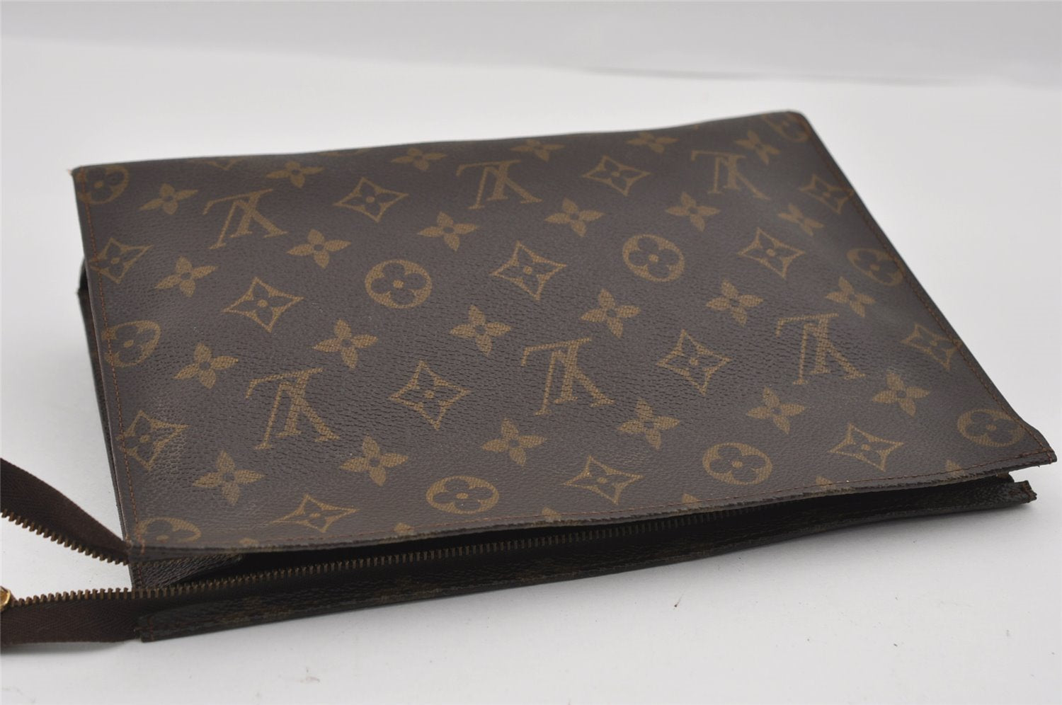 Authentic Louis Vuitton Monogram Poche Toilette 26 Pouch Old Model Junk 1746I