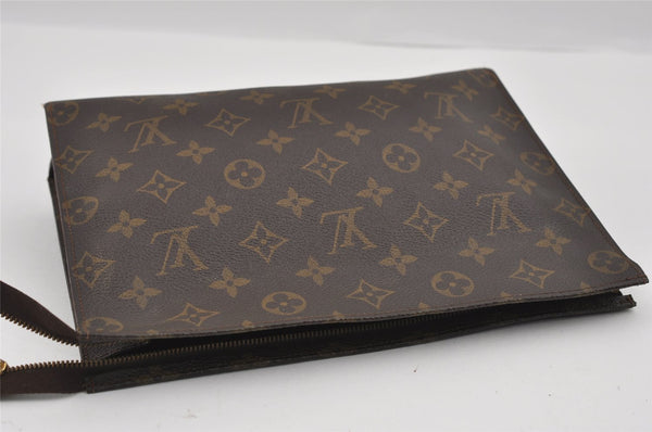 Authentic Louis Vuitton Monogram Poche Toilette 26 Pouch Old Model Junk 1746I