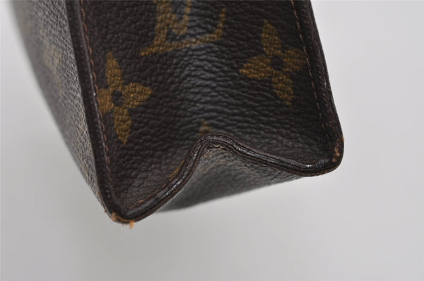Authentic Louis Vuitton Monogram Poche Toilette 26 Pouch Old Model Junk 1746I