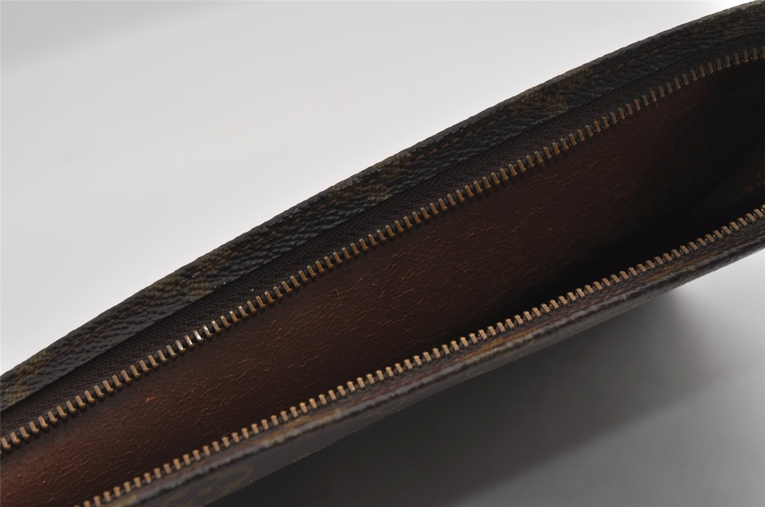 Authentic Louis Vuitton Monogram Poche Toilette 26 Pouch Old Model Junk 1746I