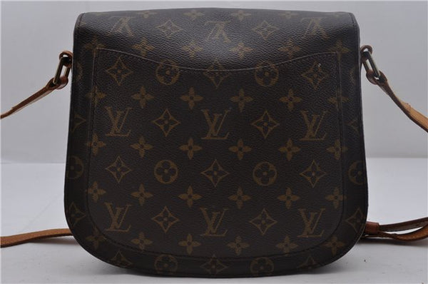 Auth Louis Vuitton Monogram Saint Cloud GM Shoulder Cross Bag M51242 LV 1748D