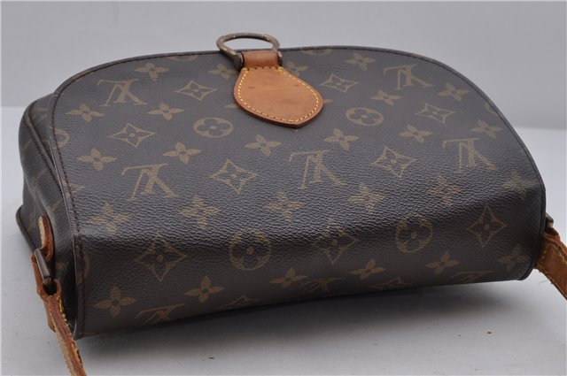 Auth Louis Vuitton Monogram Saint Cloud GM Shoulder Cross Bag M51242 LV 1748D