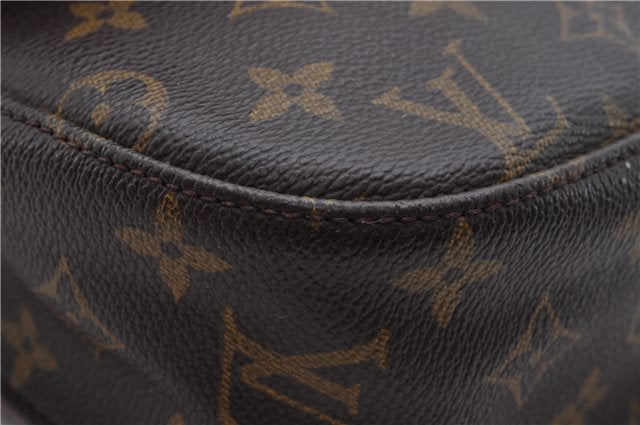 Auth Louis Vuitton Monogram Saint Cloud GM Shoulder Cross Bag M51242 LV 1748D