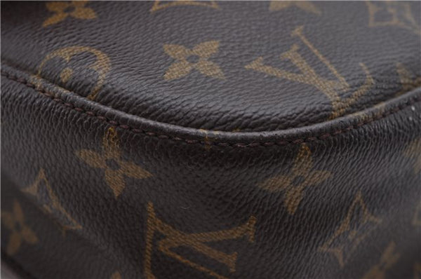 Auth Louis Vuitton Monogram Saint Cloud GM Shoulder Cross Bag M51242 LV 1748D