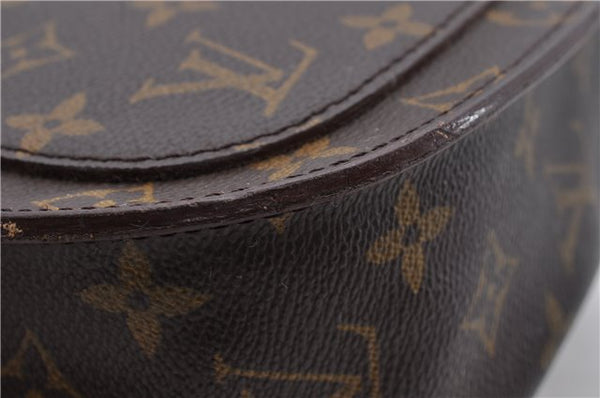 Auth Louis Vuitton Monogram Saint Cloud GM Shoulder Cross Bag M51242 LV 1748D