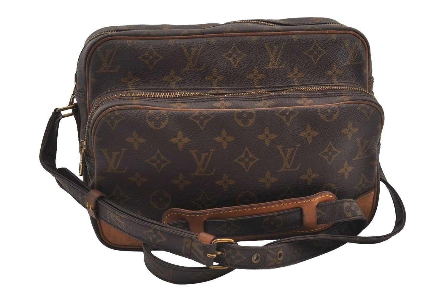 Authentic Louis Vuitton Monogram Nile Shoulder Cross Body Bag M45244 LV 1748I