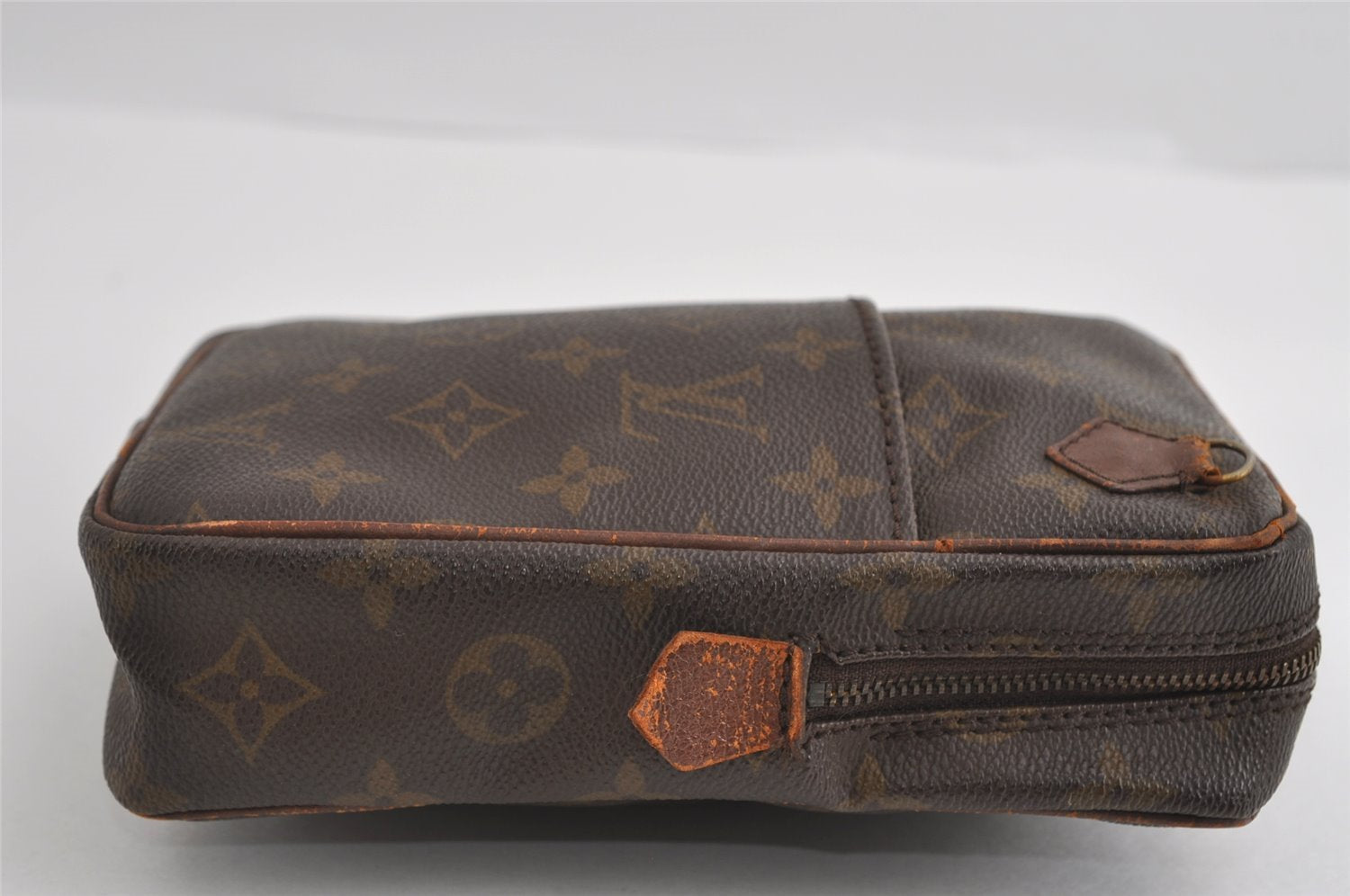 Authentic Louis Vuitton Monogram Danube Shoulder Cross Bag Old Model Junk 1749I