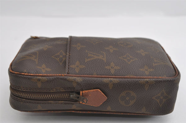 Authentic Louis Vuitton Monogram Danube Shoulder Cross Bag Old Model Junk 1749I