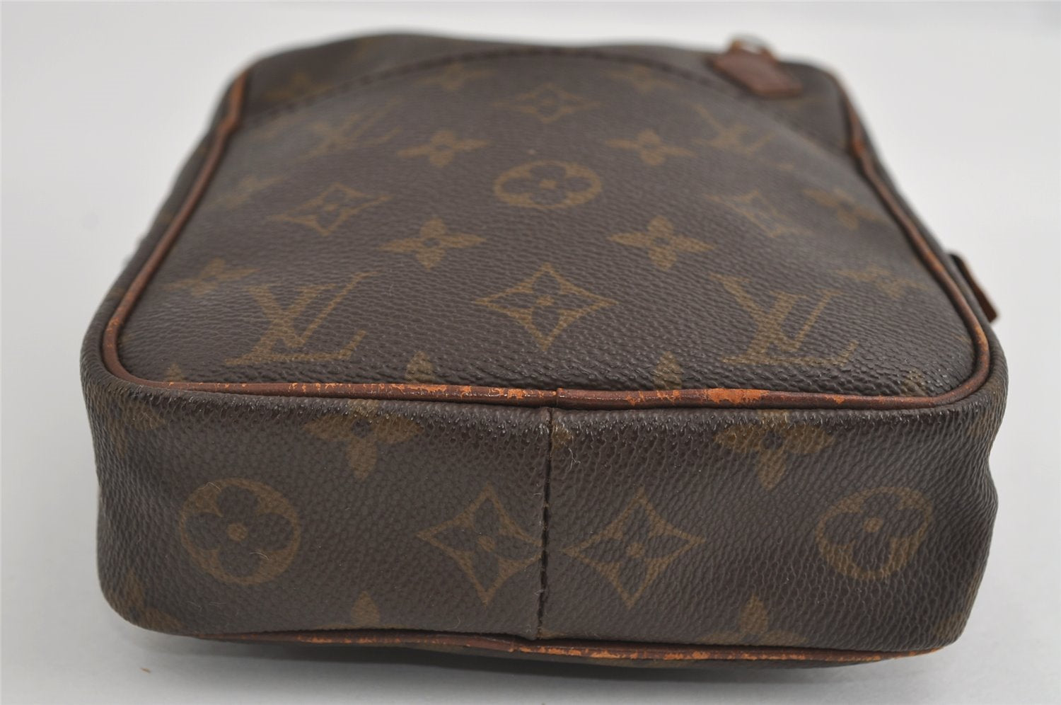 Authentic Louis Vuitton Monogram Danube Shoulder Cross Bag Old Model Junk 1749I