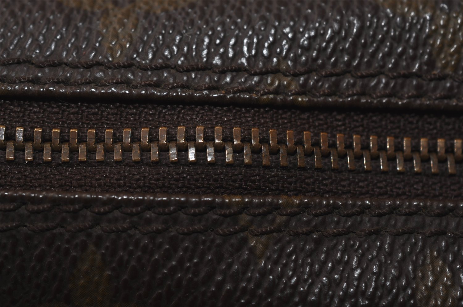 Authentic Louis Vuitton Monogram Danube Shoulder Cross Bag Old Model Junk 1749I