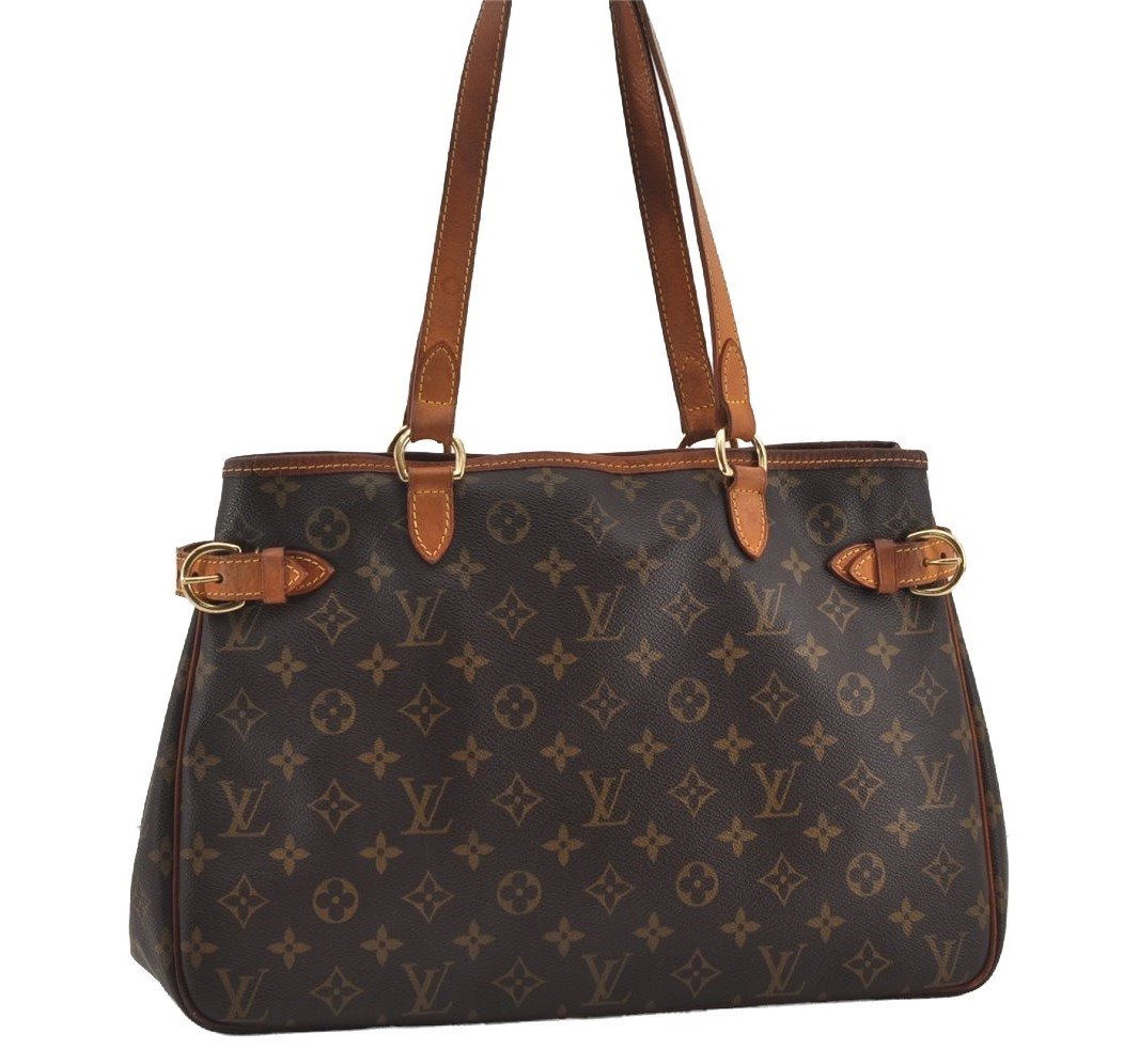 Authentic Louis Vuitton Monogram Batignolles Horizontal Tote Bag M51154 LV 1750I