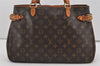 Authentic Louis Vuitton Monogram Batignolles Horizontal Tote Bag M51154 LV 1750I