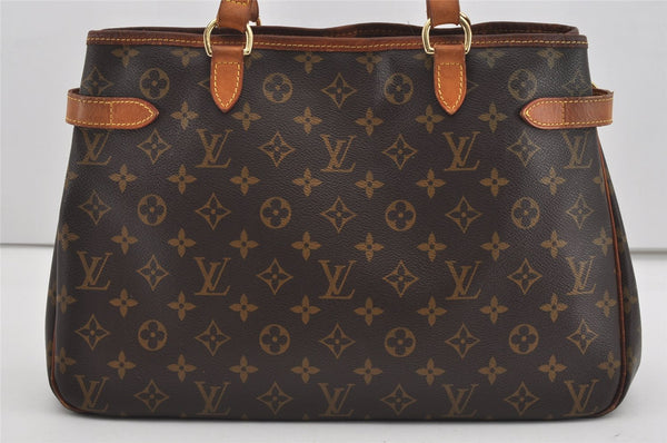 Authentic Louis Vuitton Monogram Batignolles Horizontal Tote Bag M51154 LV 1750I