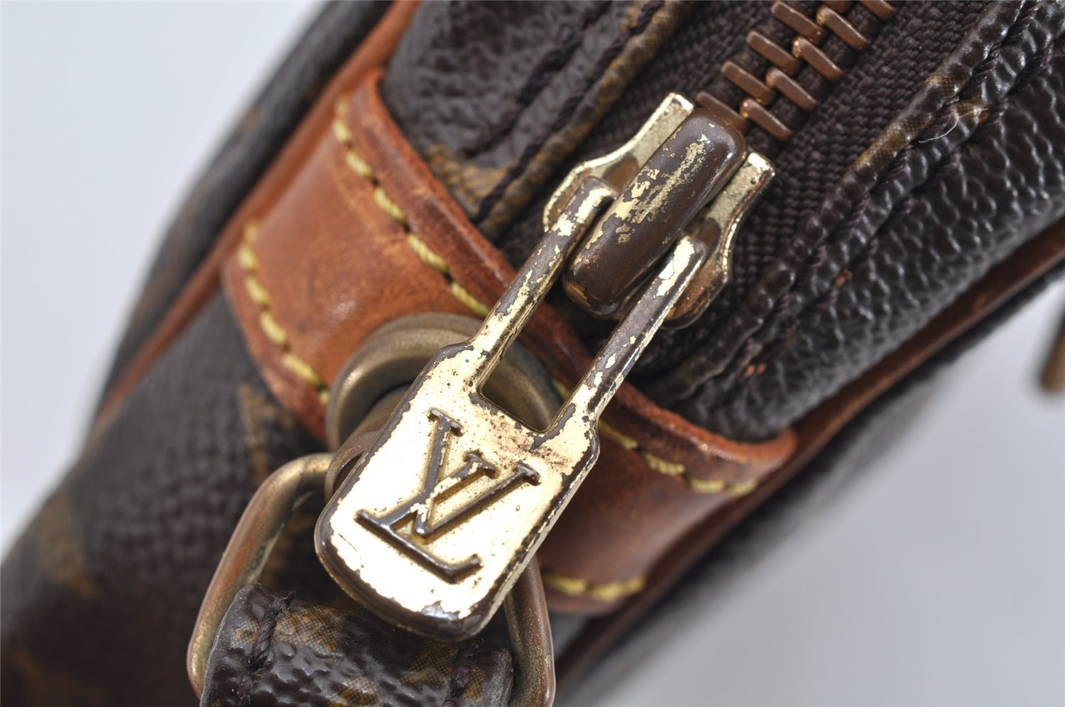 Authentic Louis Vuitton Monogram Marly Dragonne GM M51825 Clutch Hand Bag 1751I