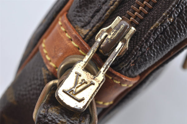 Authentic Louis Vuitton Monogram Marly Dragonne GM M51825 Clutch Hand Bag 1751I