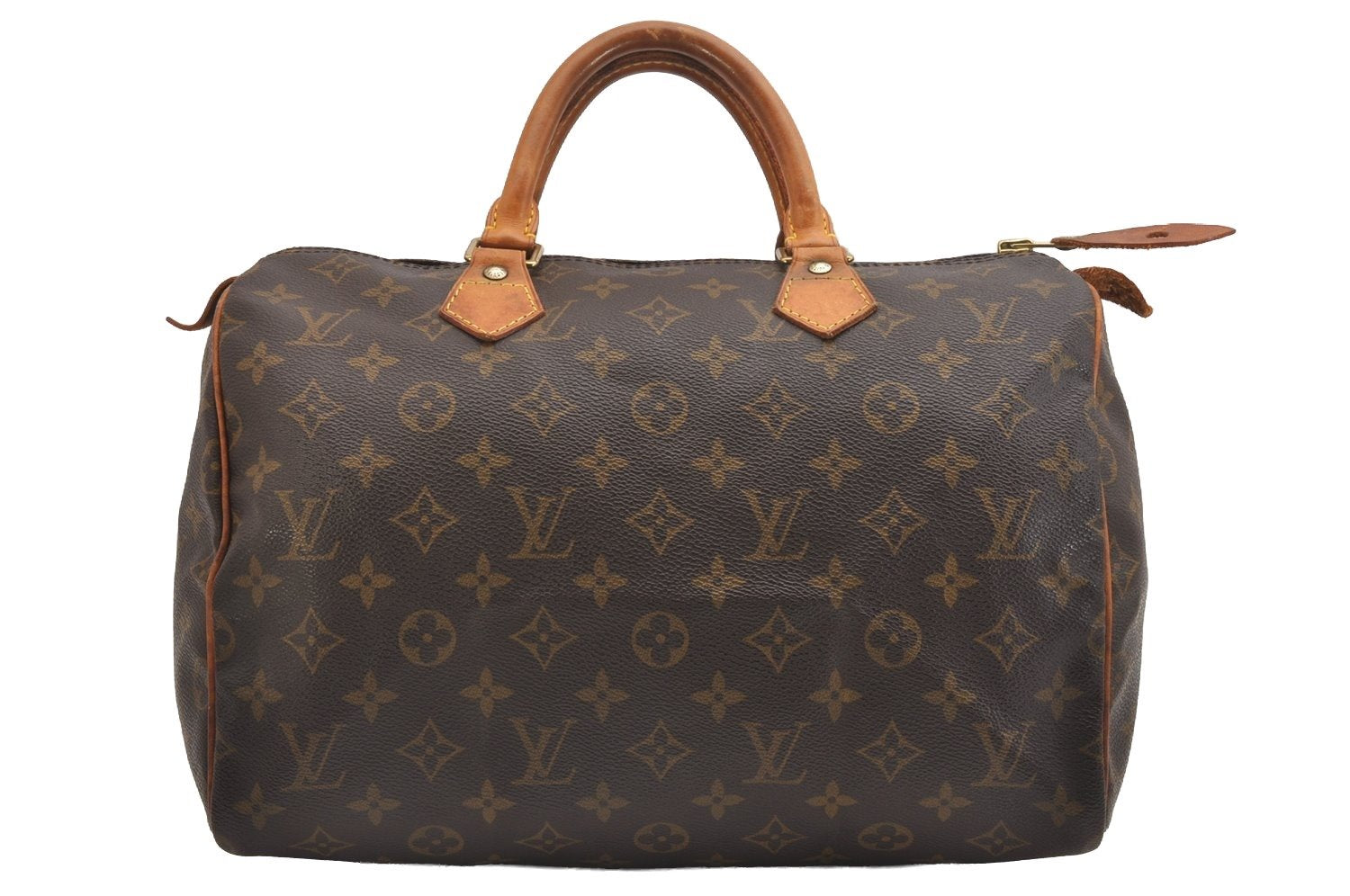 Authentic Louis Vuitton Monogram Speedy 30 Hand Boston Bag M41526 LV 1752I