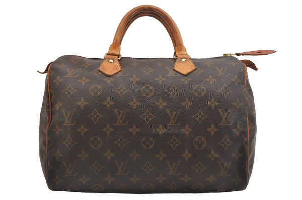 Authentic Louis Vuitton Monogram Speedy 30 Hand Boston Bag M41526 LV 1752I