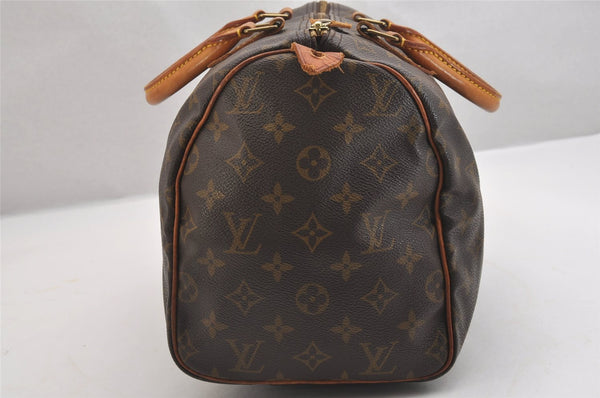 Authentic Louis Vuitton Monogram Speedy 30 Hand Boston Bag M41526 LV 1752I