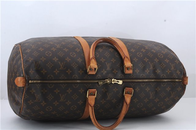 Authentic Louis Vuitton Monogram Keepall 55 Boston Bag M41424 LV 1753D