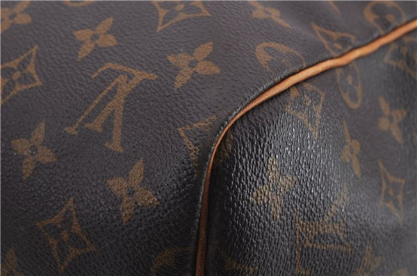 Authentic Louis Vuitton Monogram Keepall 55 Boston Bag M41424 LV 1753D