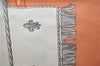 Authenti HERMES Carre 90 Scarf "VUE DU CAROSSE DE LA GALERE" Silk Orange 1753E