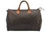 Authentic Louis Vuitton Monogram Speedy 35 Hand Boston Bag M41524 LV 1753I