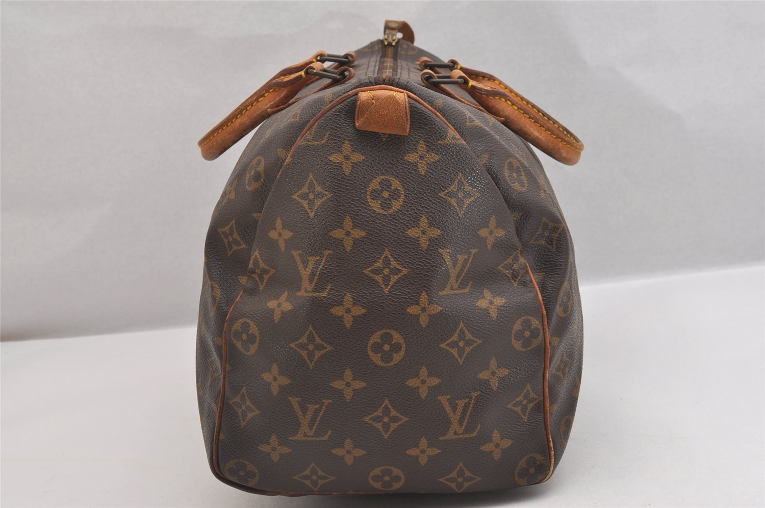 Authentic Louis Vuitton Monogram Speedy 35 Hand Boston Bag M41524 LV 1753I