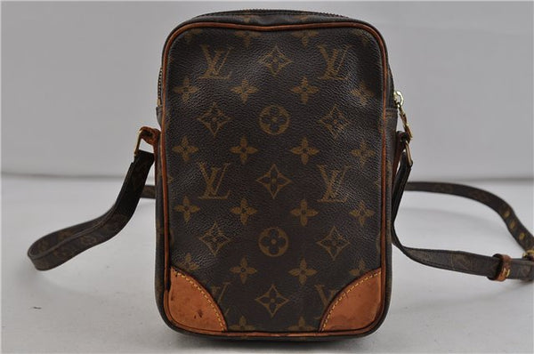 Authentic Louis Vuitton Monogram Danube Shoulder Cross Body Bag M45266 LV 1754D