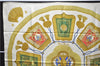 Authentic HERMES Carre 90 Scarf "Poste et Cavalerie" Silk Ivory 1754E