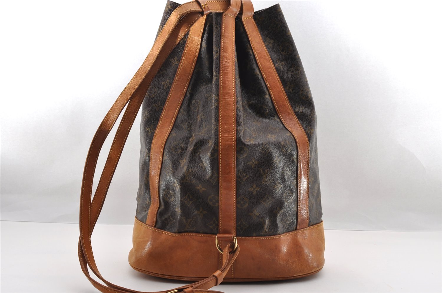 Authentic Louis Vuitton Monogram Randonnee GM Shoulder Bag M42244 LV 1754I