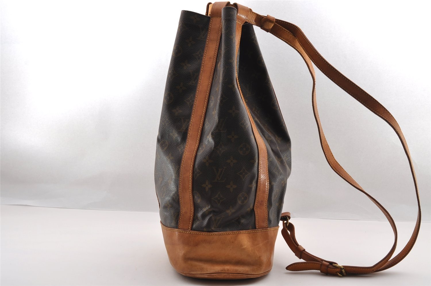 Authentic Louis Vuitton Monogram Randonnee GM Shoulder Bag M42244 LV 1754I