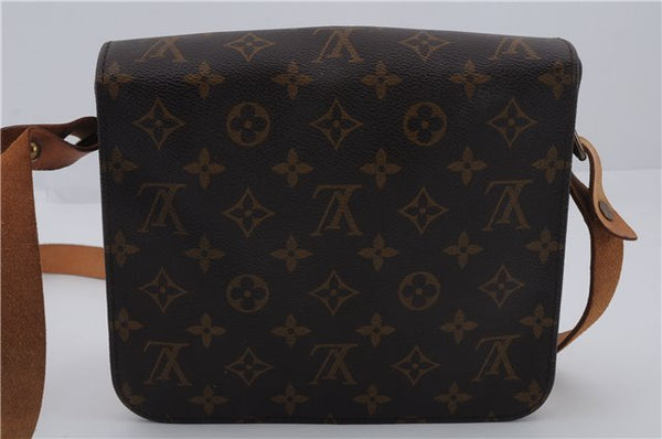 Auth Louis Vuitton Monogram Cartouchiere MM Shoulder Cross Bag M51253 LV 1757D