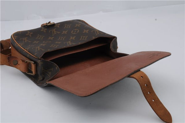 Auth Louis Vuitton Monogram Cartouchiere MM Shoulder Cross Bag M51253 LV 1757D