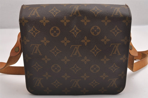 Authentic Louis Vuitton Monogram Cartouchiere MM M51253 Shoulder Cross Bag 1757I