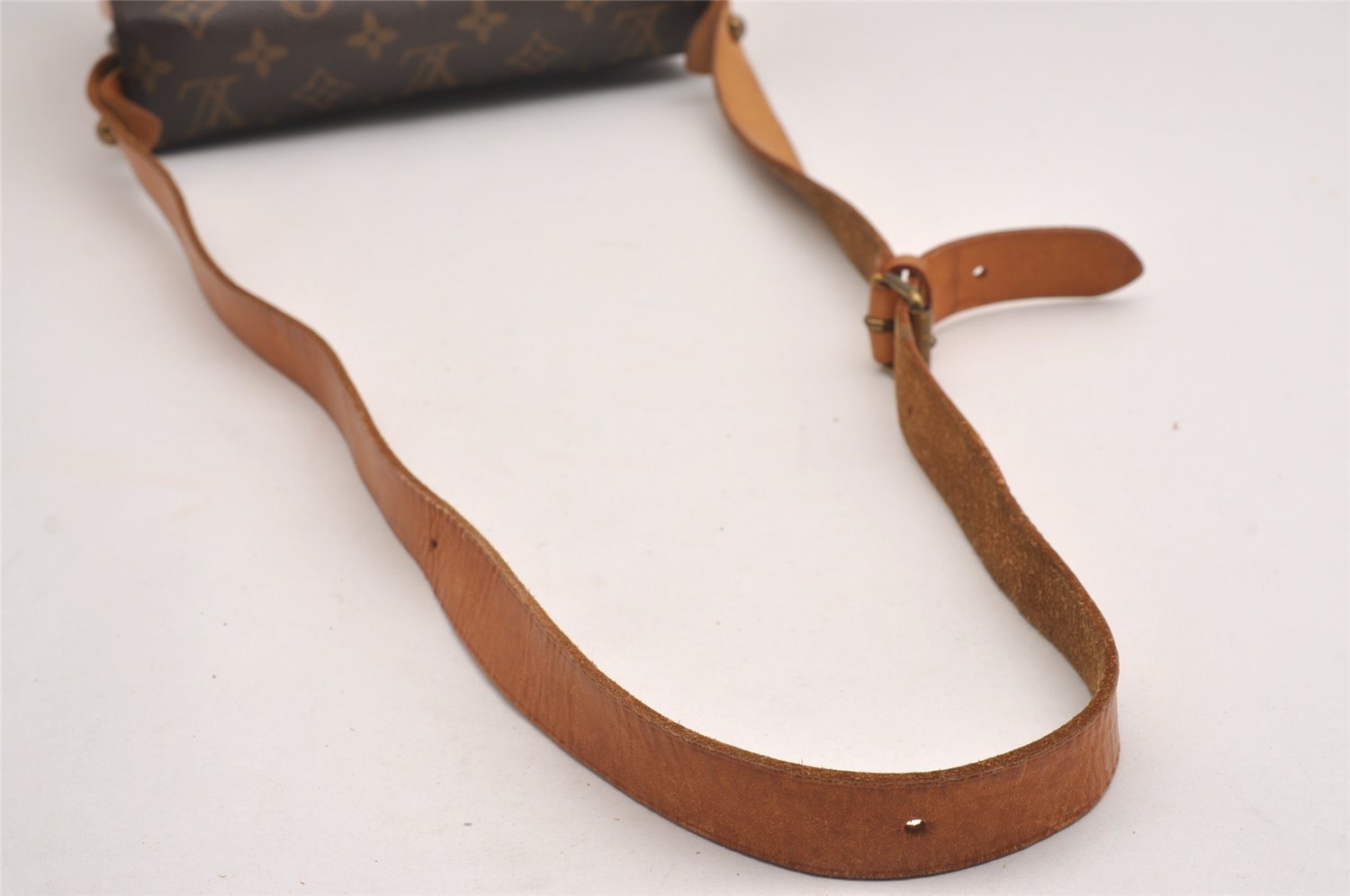 Authentic Louis Vuitton Monogram Cartouchiere MM M51253 Shoulder Cross Bag 1757I